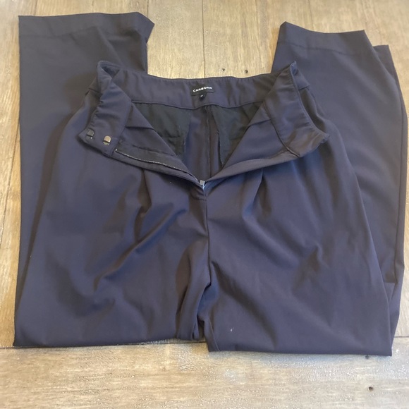 Carbon38 Womens Wide Leg Stretch Pant Black Medium - Picture 3 of 3